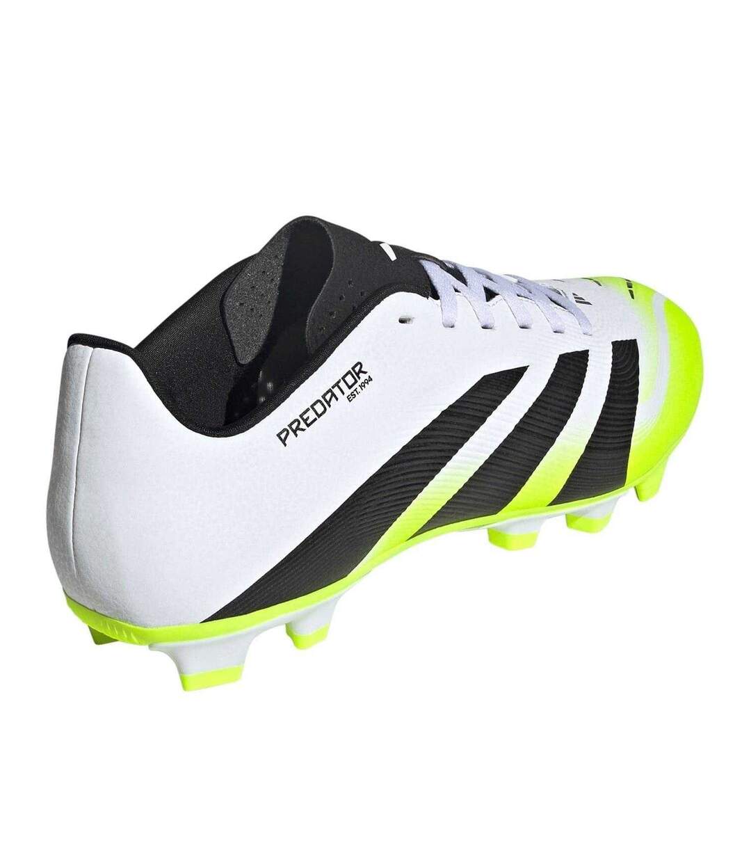 Chaussures De Foot Pour Terrain Ferme Predator Club Homme Blanc Noir Citron Adidas-2