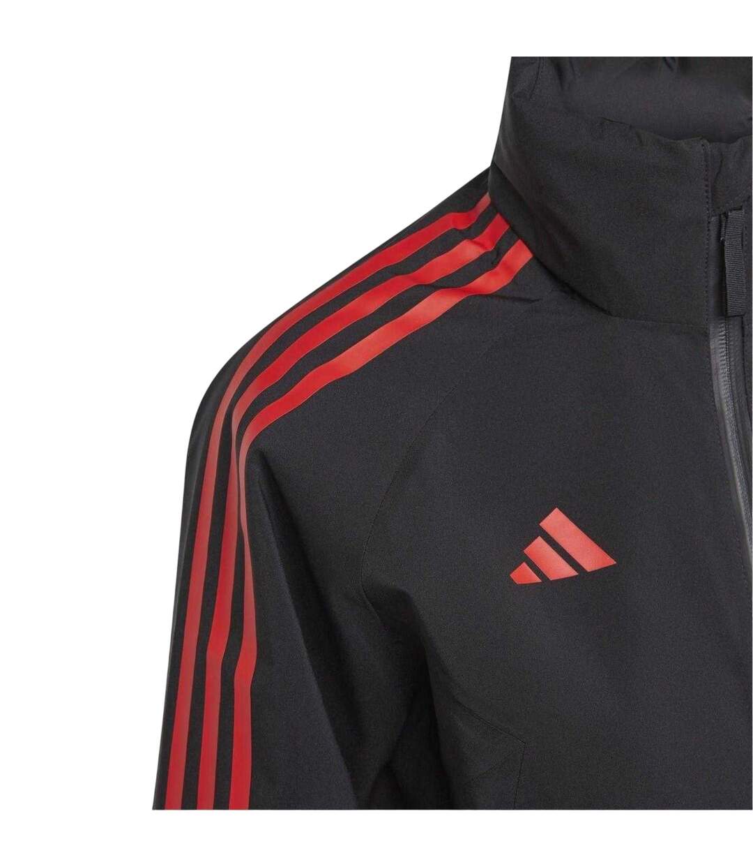 Imperméable Manches Raglan Motif/style À Rayures Belgium Femme Noir Adidas-4