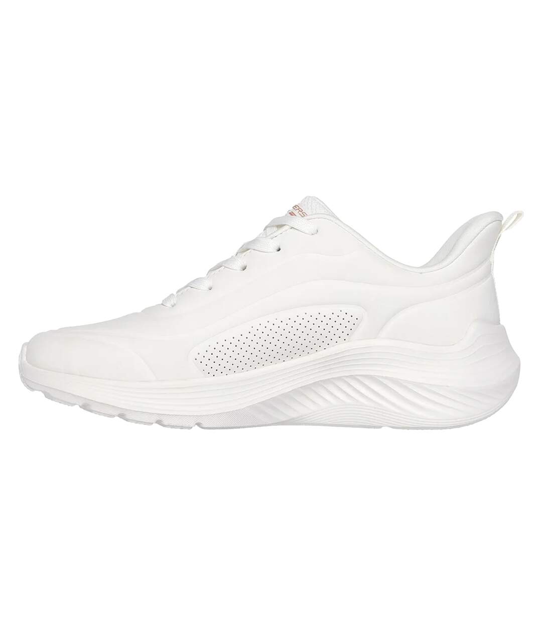 Womens/ladies Bobs Sport Squad Waves Trainers White Skechers-2