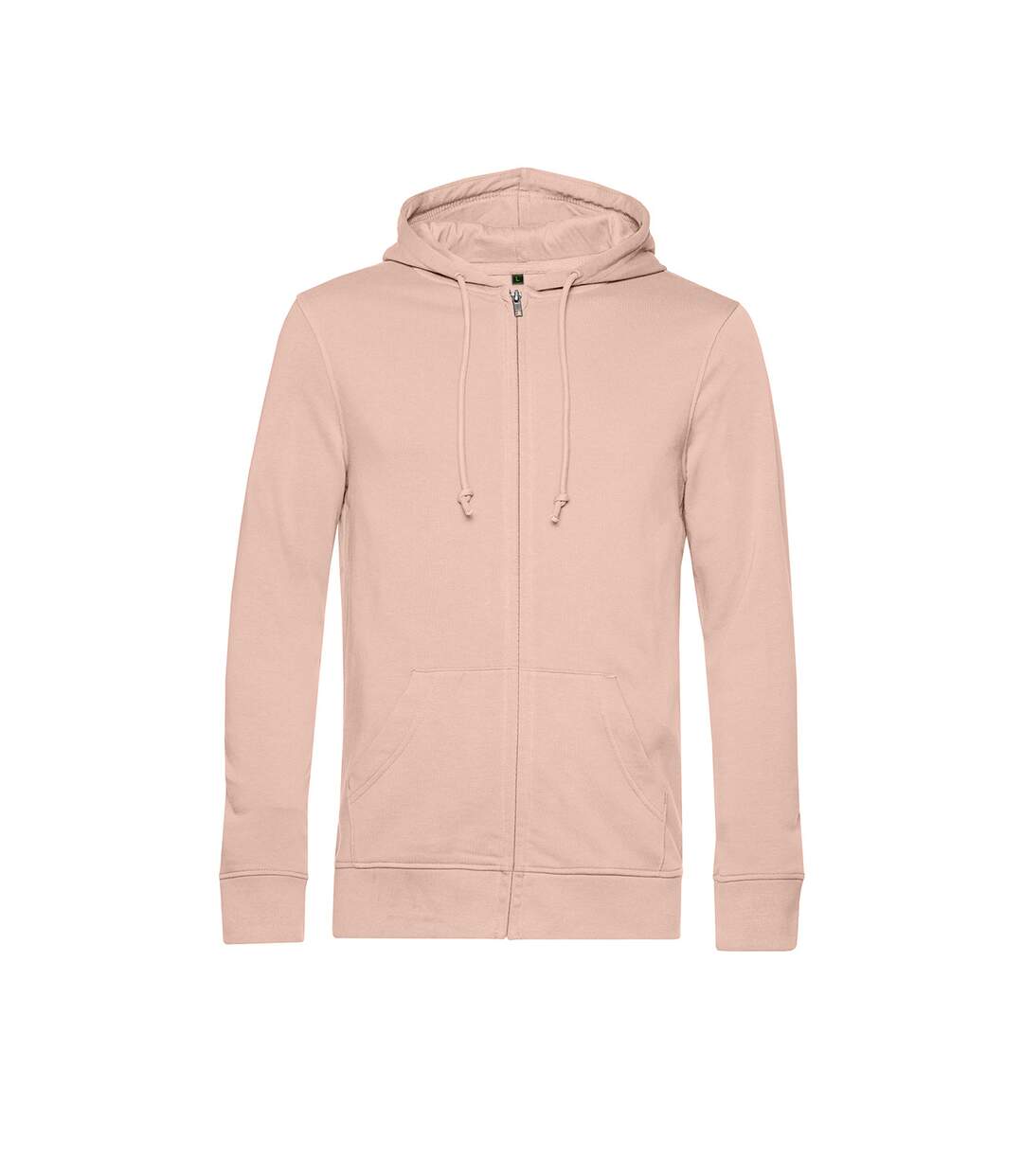 Veste à capuche organic homme rose B&C-1