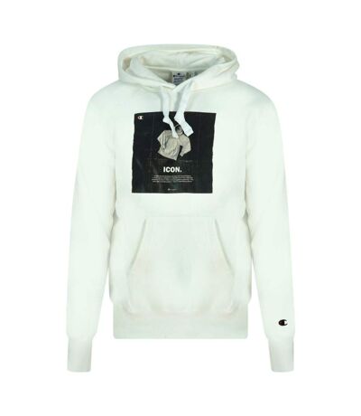 Sweat À Capuche Motif Symbole Homme Blanc Champion