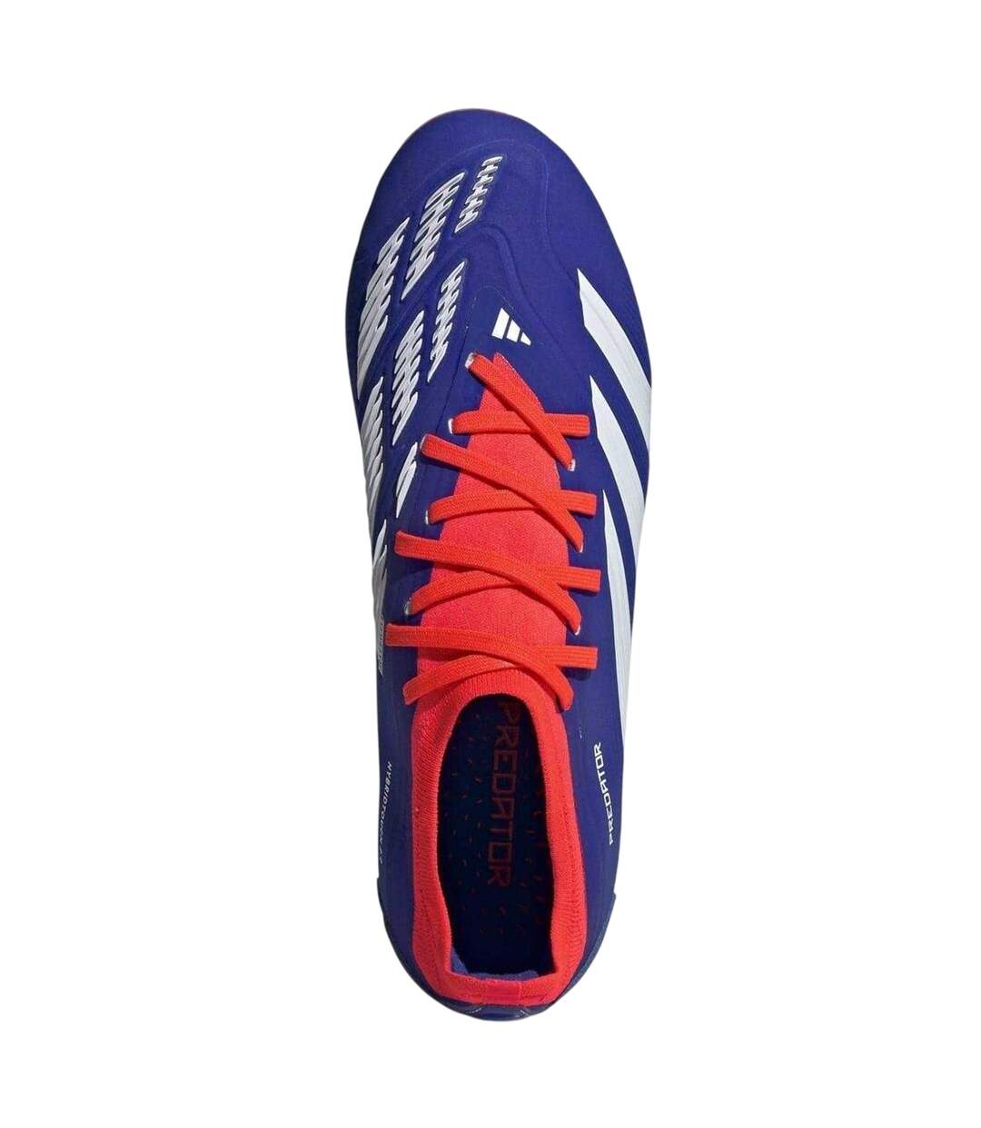 Chaussures De Foot Pour Terrain Ferme Predator Pro Homme Bleu Blanc Rouge Adidas-4