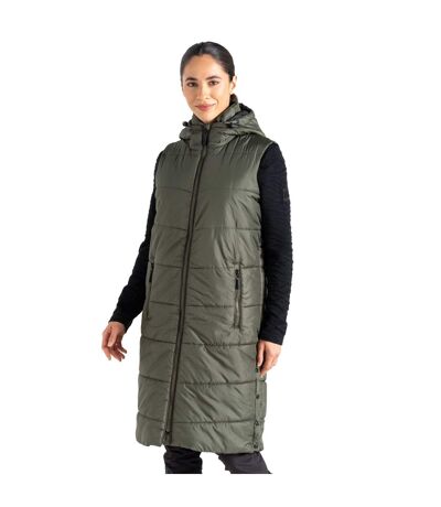 Womens/ladies Distinguish Gilet Dark Khaki Dare 2B