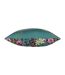 Midnight garden bee outdoor cushion cover 43cm x 43cm teal Wylder-3