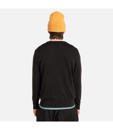 Mens Johns River Cotton Jumper Black Timberland