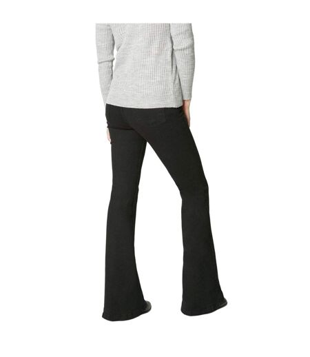 Maine Womens/Ladies Cotton Bootcut Jeans (Black) - UTDH6403