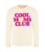 Sweat Cool Moms Club Femme Blanc AWD-1