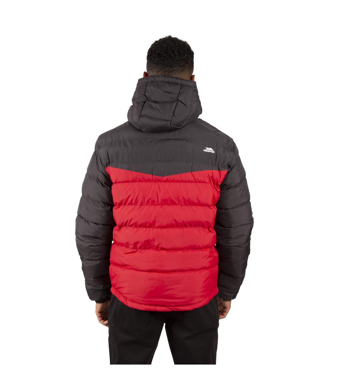 Mens oskar padded jacket red Trespass