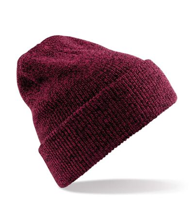 Beechfield Heritage Ladies/Womens Premium Plain Winter Beanie (Antique Burgundy)