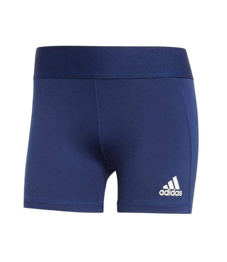 Short Volley-ball Techfit Femme Bleu Marine Foncé Blanc Adidas