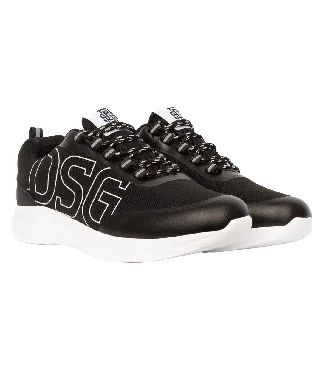 Mens amis trainers black Duffer-1