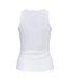 Womens/ladies Frida Ribbed Tank Top Bright White JJXX-3