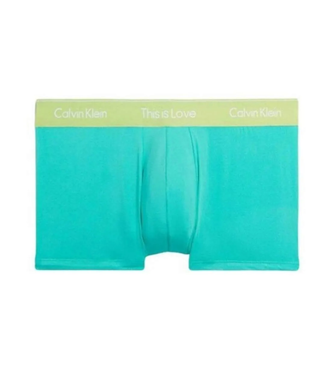 Boxer Motif/style Logo Homme Vert Calvin Klein-1