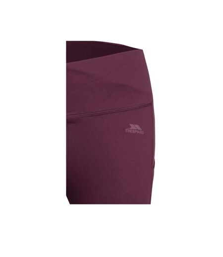 Womens/ladies bibi active leggings damson tone Trespass