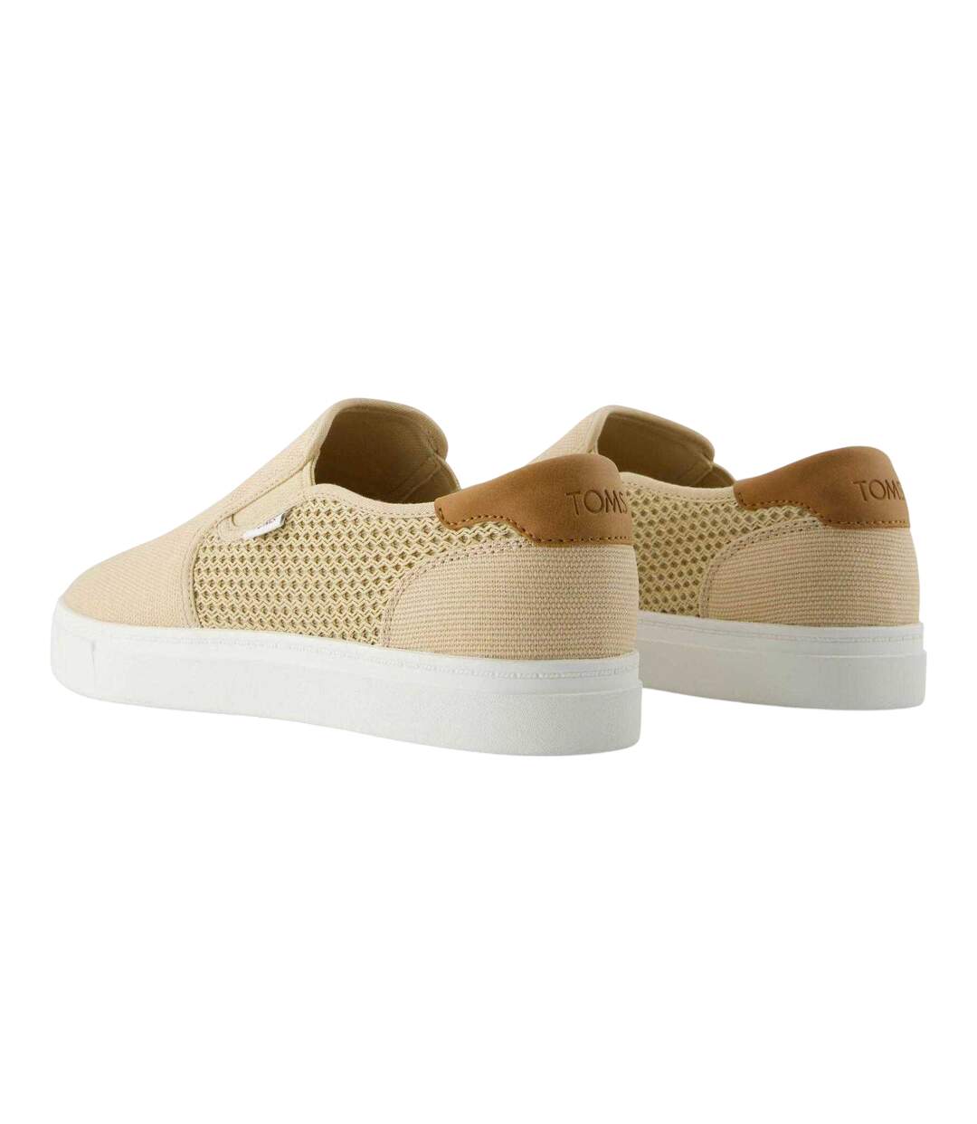 Mens Baja 2.0 Textured Canvas Low Shoes Natural Toms-2
