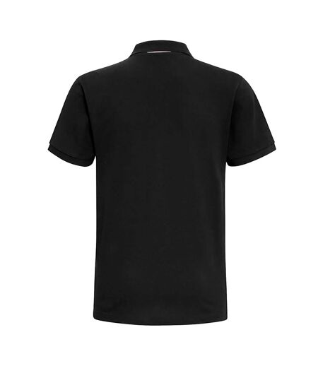 Asquith & Fox Mens Classic Fit Contrast Polo Shirt (Black/ White) - UTRW4810