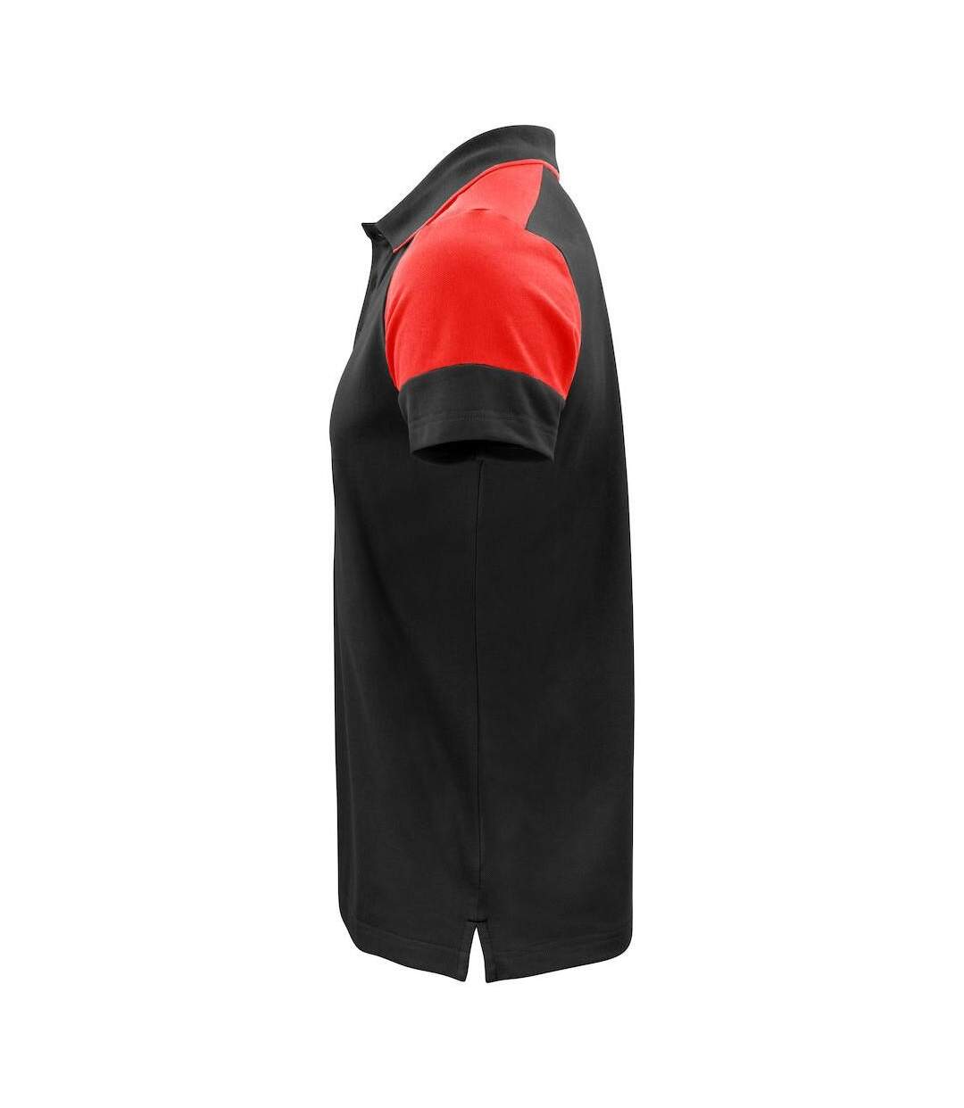 Polo Prime Homme Noir Rouge Printer-3