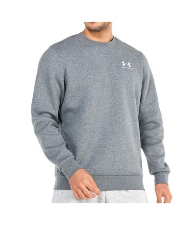 Sweat Gris Homme Under Armour Essential Fleece Crew - 3XL