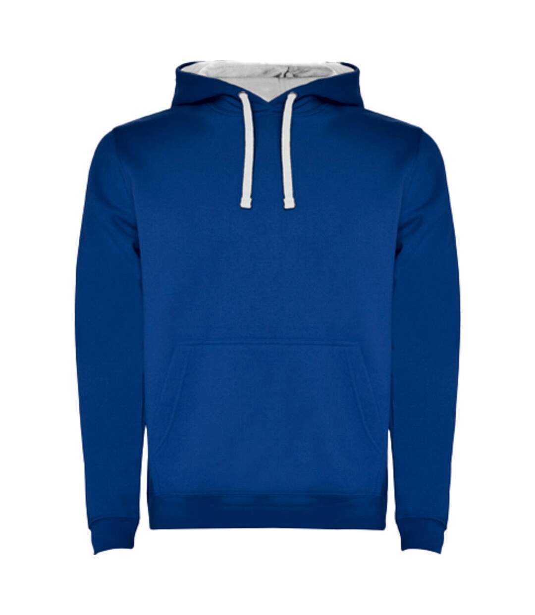 Sweat à capuche urban homme bleu roi / blanc Roly