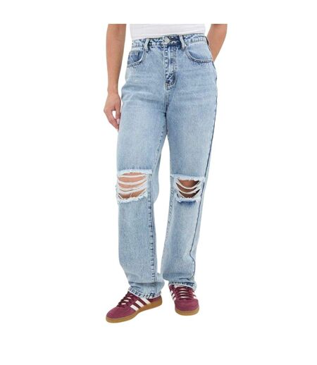 Womens/ladies Mom Jeans Light Blue I Saw It First