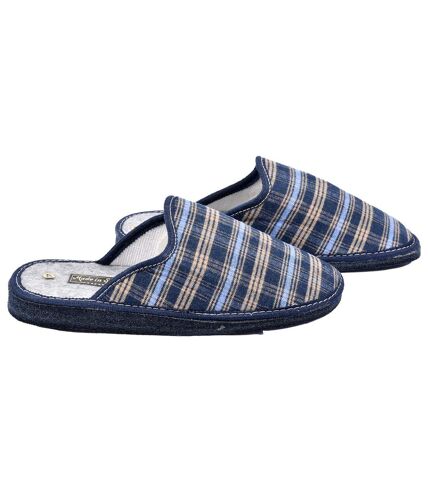 Pantoufle HOMME Mule JACQUARD PULIDINES MARINE