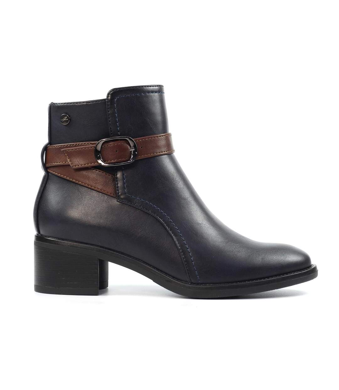 Bottines Cassie Femme Bleu Lunar-2