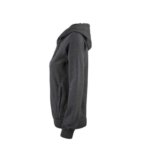 Veste À Capuche Premium Femme Anthracite Clique