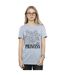 Disney Femme/Ladies Princess Multi Faces Cotton Boyfriend T-Shirt (Gris sportif) - UTBI42939-2