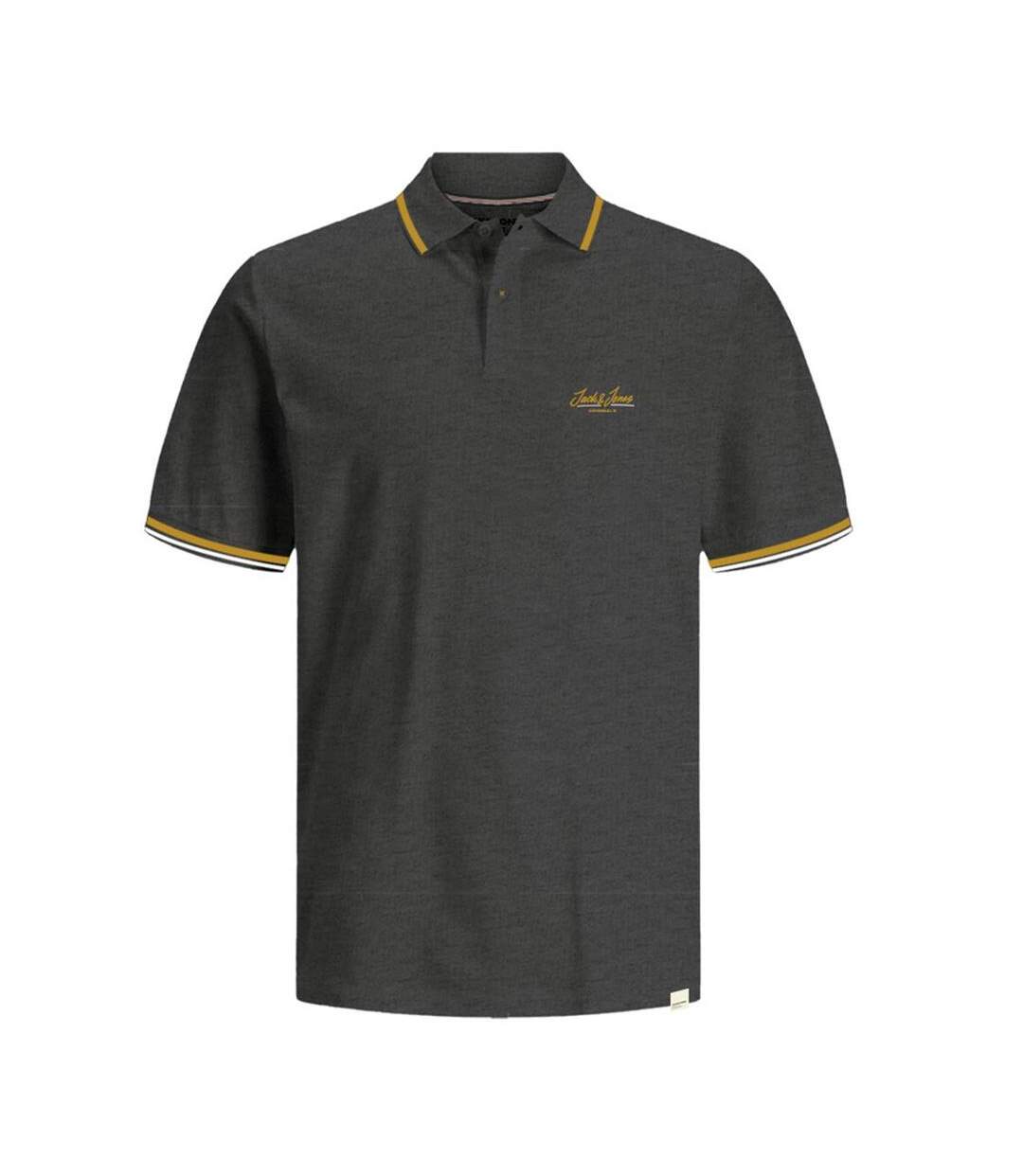 Polo gris foncé homme jack & jones jorten-1