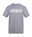 Unisex Adult Text Logo T-shirt Grey Loyalti-1