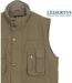 LEDERTYS LY0305 — Gilet sans manches marron : tissu déperlant et doublure polaire-4