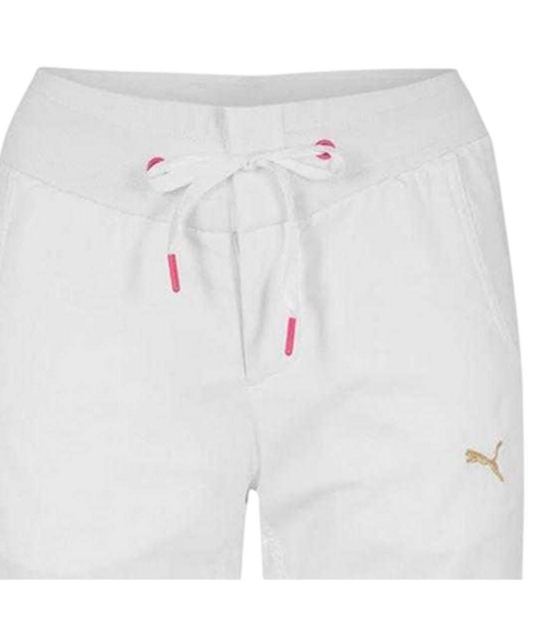 Womens/ladies Woven Trousers White Puma-3