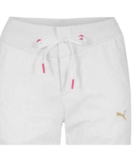Womens/ladies Woven Trousers White Puma