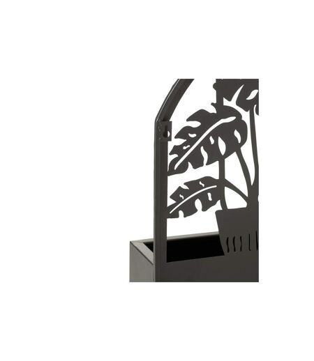 Jardinière Murale en Métal Chat 50cm Noir