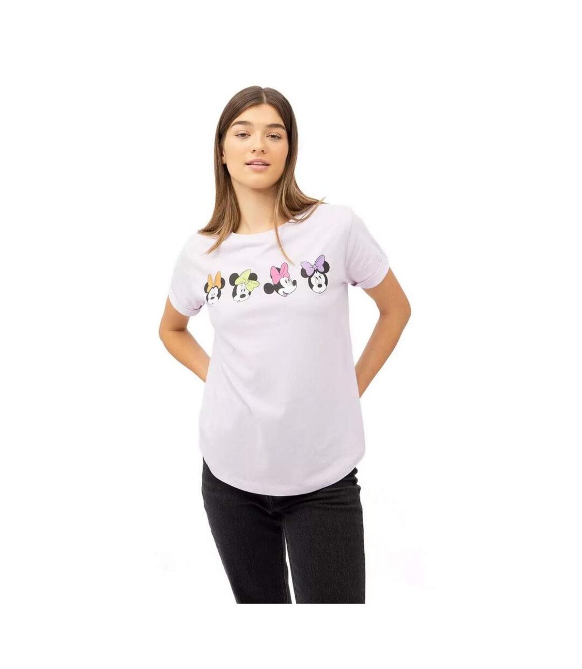 Disney - T-shirt EXPRESSIONS - Femme (Lavande) - UTTV1293