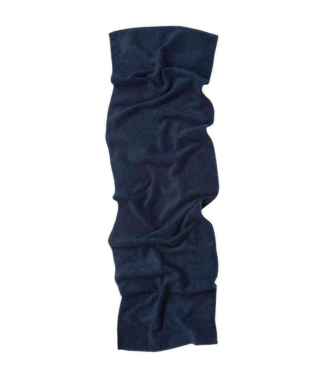 Sports microfibre towel one size navy Towel City-1