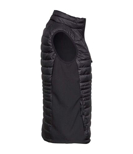 Tee Jays Womens/Ladies Crossover Quilted Vest (Black) - UTPC5827