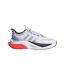 Mens Alphabounce+ Running Trainers White Red Adidas-1