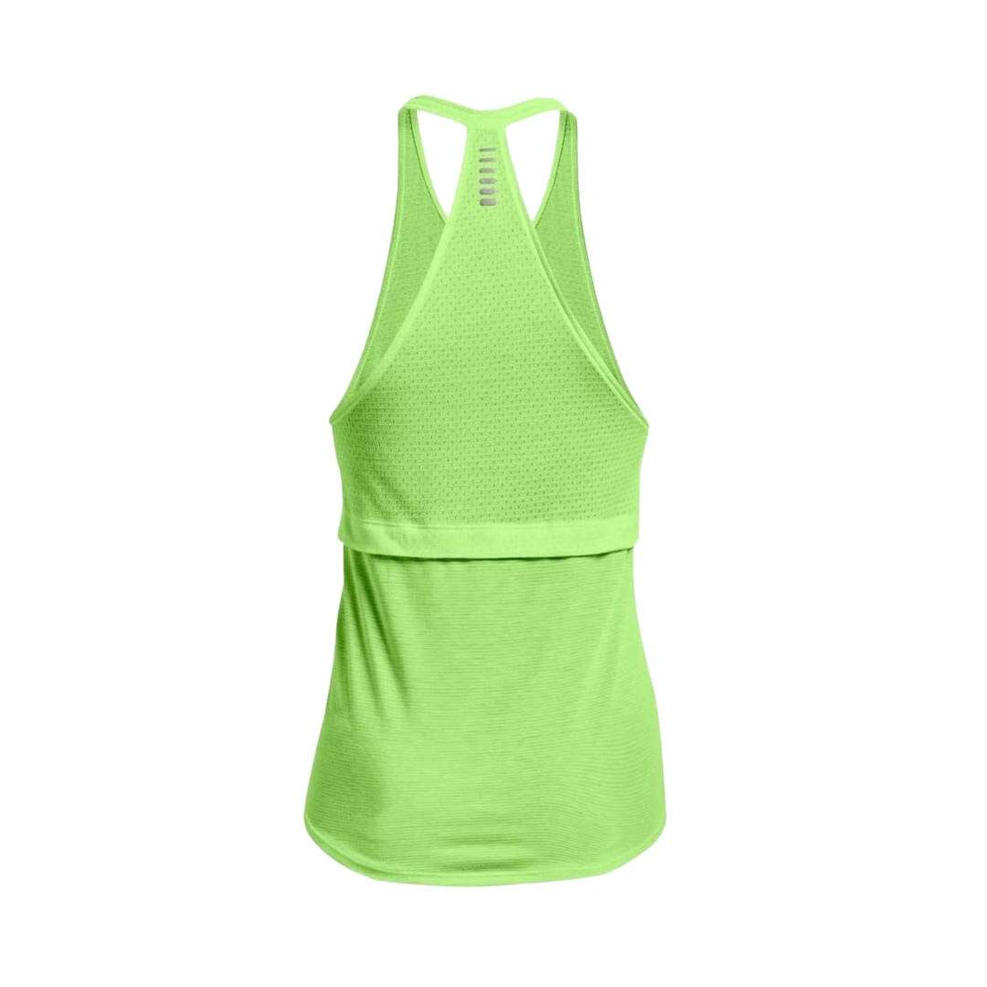 Débardeur Vert Fluo Femme Under Armour Ua Streaker Run - L-2