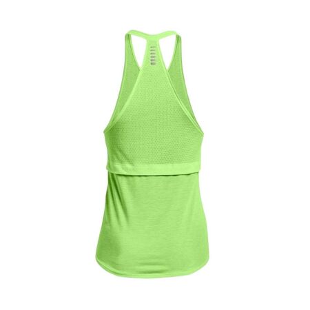 Débardeur Vert Fluo Femme Under Armour Ua Streaker Run - L