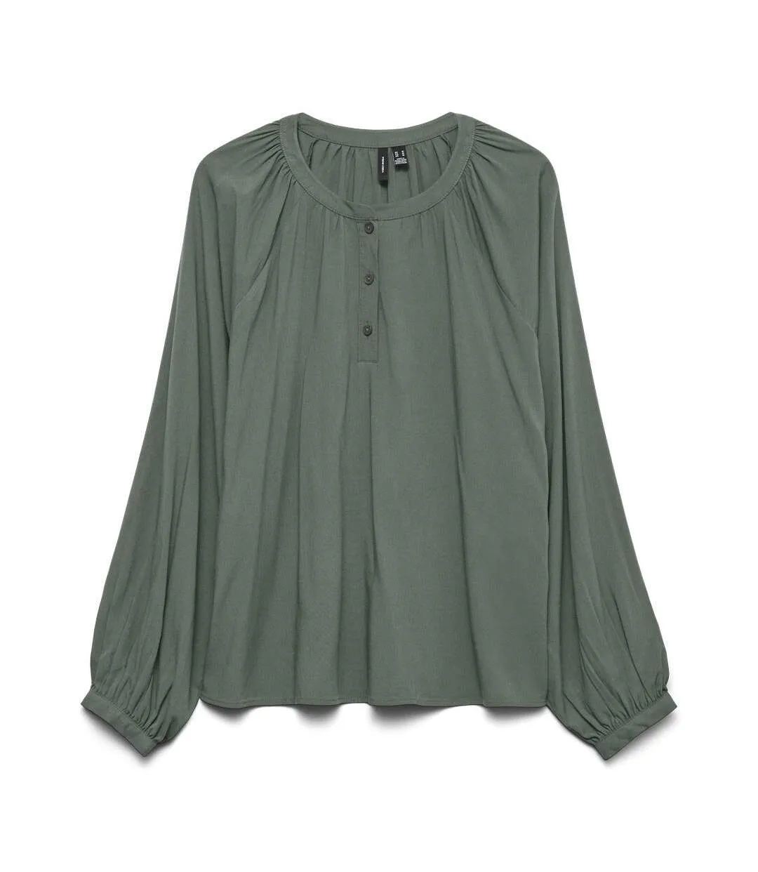 Blouse vert pale femme vero moda bella-1