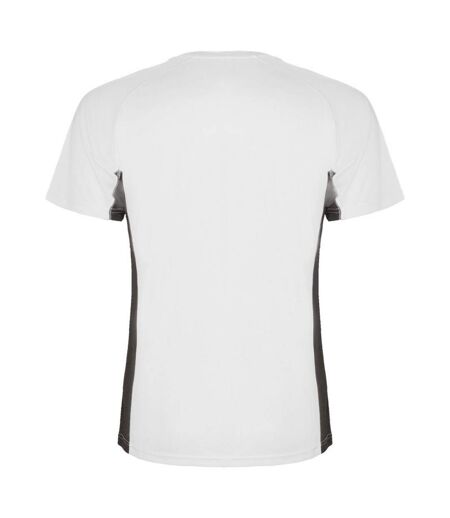 T-shirt shanghai homme blanc / anthracite Roly