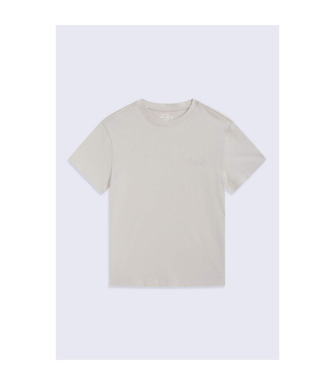 Womens/ladies Grace Heavyweight Relaxed Fit Short-sleeved T-shirt Beige Animal-1