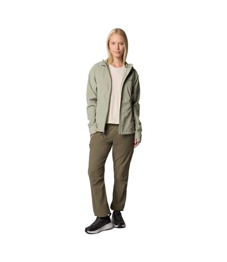 Womens/ladies Sweet As Ii Hooded Hiking Soft Shell Jacket Safari Columbia