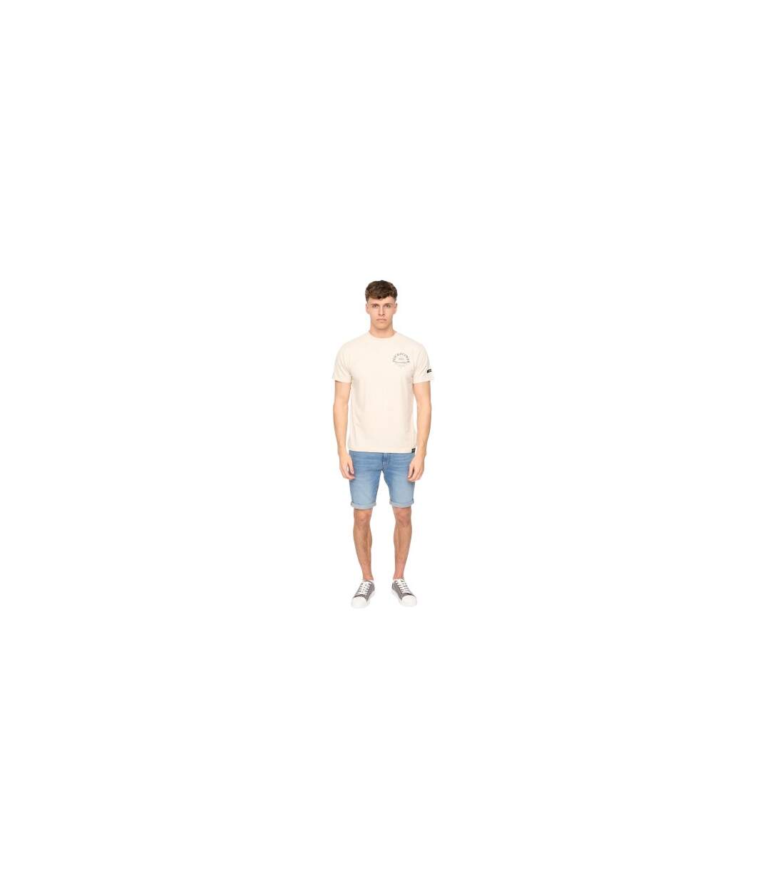 T-shirt Sudbury Homme Gris Pâle Duck And Cover-1