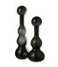 Carafe Design en Verre Carol 42cm Noir-3