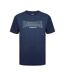 Mens Geometric Logo T-shirt Blue Lonsdale-1