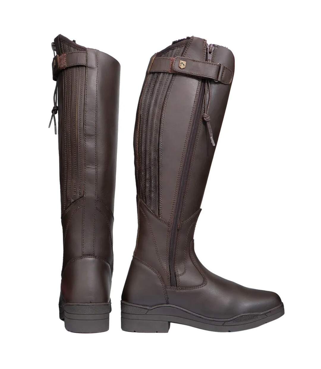 Bottes d'équitation londonderry winter country adulte marron foncé HyLAND-3