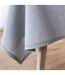 Nappe de Table Uni Lina 140x240cm Gris-3