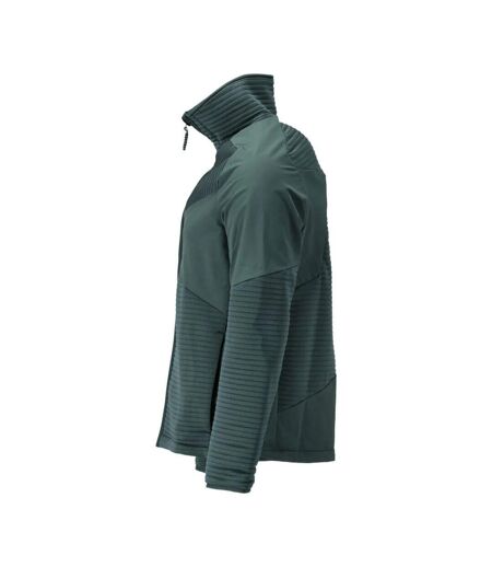 Mens Customised Fleece Jacket Forest Green Mascot